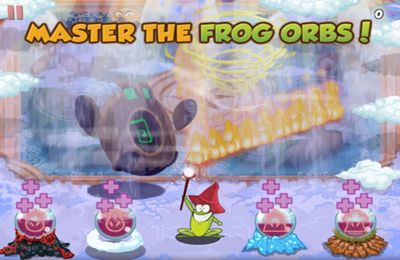 Gameplay screenshots of the Frog Orbs for iPad, iPhone or iPod.
