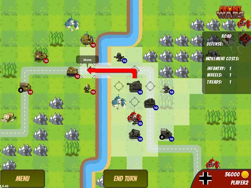 Gameplay screenshots of the Front wars for iPad, iPhone or iPod.