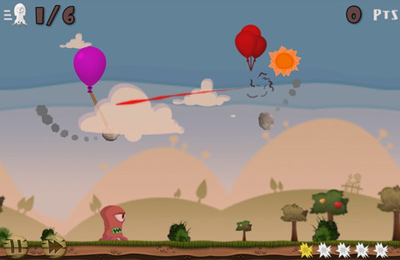 Gameplay screenshots of the Fruit Rocks for iPad, iPhone or iPod.