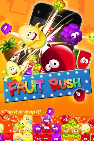 Game Fruit rush for iPhone free download.
