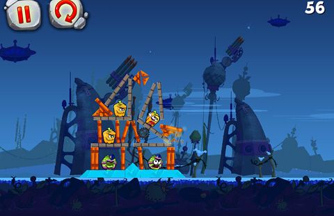 Gameplay screenshots of the Fruit vs. veg for iPad, iPhone or iPod.
