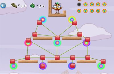 Gameplay screenshots of the Fruits vs. Birds for iPad, iPhone or iPod.