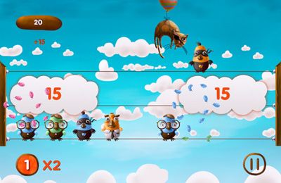 Gameplay screenshots of the Fur and Feathers for iPad, iPhone or iPod.