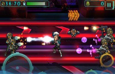 Gameplay screenshots of the Future Shooter for iPad, iPhone or iPod.