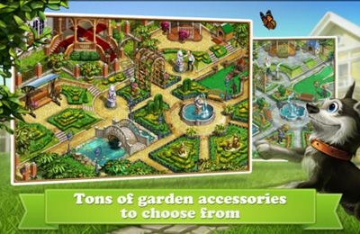Gameplay screenshots of the Gardenscapes for iPad, iPhone or iPod.