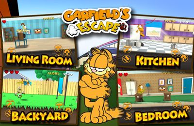 Gameplay screenshots of the Garfield’s Escape for iPad, iPhone or iPod.