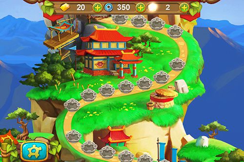 Gameplay screenshots of the Gem legends: Match 3 for iPad, iPhone or iPod.