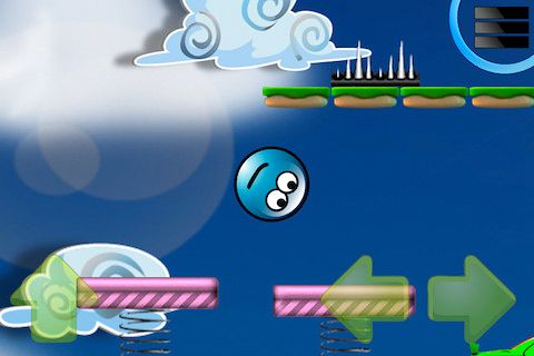 Gameplay screenshots of the Go go ball for iPad, iPhone or iPod.