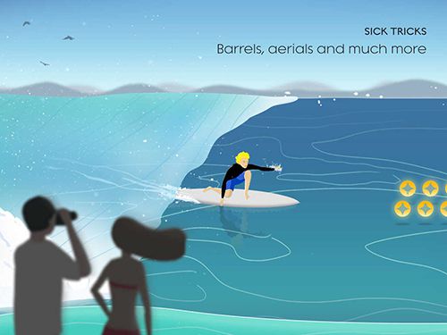 Gameplay screenshots of the Go surf: The endless wave for iPad, iPhone or iPod.