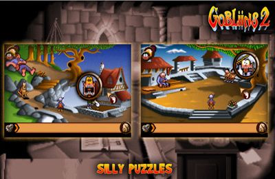 Gameplay screenshots of the Gobliins 2 for iPad, iPhone or iPod.