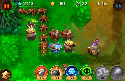 Gameplay screenshots of the Goblin Gun HD for iPad, iPhone or iPod.