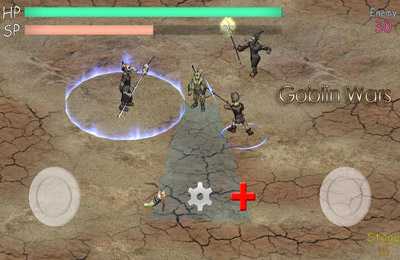 Gameplay screenshots of the Goblin Wars for iPad, iPhone or iPod.