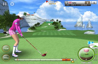 Gameplay screenshots of the GolfStar for iPad, iPhone or iPod.