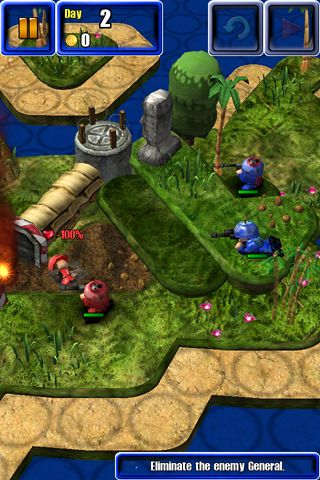 Gameplay screenshots of the Great little war game 2 for iPad, iPhone or iPod.