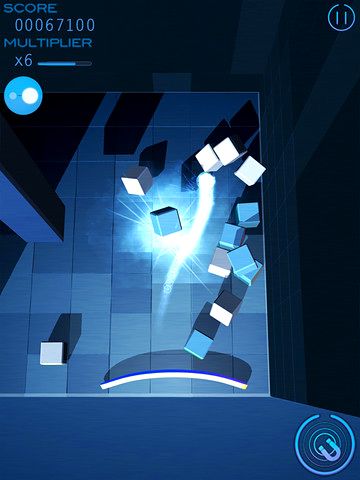 Gameplay screenshots of the Grey cubes for iPad, iPhone or iPod.