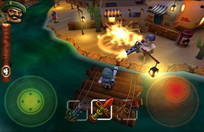 Gameplay screenshots of the Guerrilla Bob for iPad, iPhone or iPod.