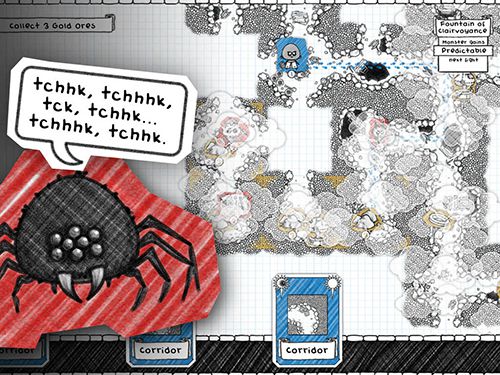 Gameplay screenshots of the Guild of dungeoneering for iPad, iPhone or iPod.