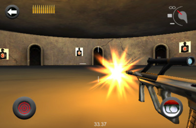 Gameplay screenshots of the Gun Building 2 for iPad, iPhone or iPod.