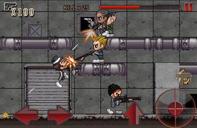 Gameplay screenshots of the Gun Master for iPad, iPhone or iPod.