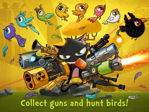 Gameplay screenshots of the Guncat for iPad, iPhone or iPod.