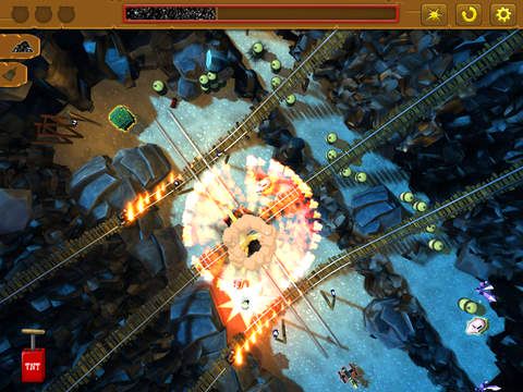 Gameplay screenshots of the Gunpowder for iPad, iPhone or iPod.