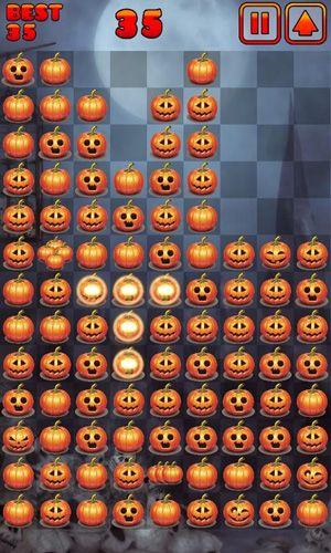 Gameplay screenshots of the Halloween Pop Mania for iPad, iPhone or iPod.