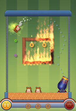 Gameplay screenshots of the Hamster Cannon for iPad, iPhone or iPod.
