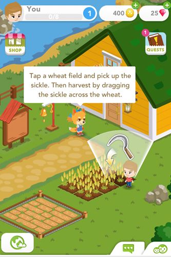 Gameplay screenshots of the Harvest crossing for iPad, iPhone or iPod.