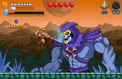 Gameplay screenshots of the He-Man: The Most Powerful Game in the Universe for iPad, iPhone or iPod.