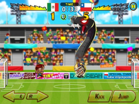 Free Head soccer - download for iPhone, iPad and iPod.