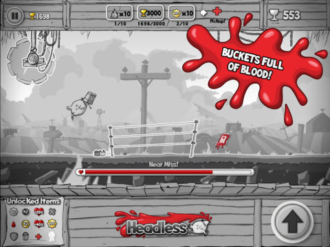 Gameplay screenshots of the Headless for iPad, iPhone or iPod.