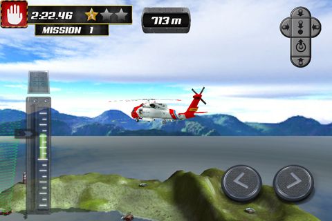 Gameplay screenshots of the Helicopter parking simulator for iPad, iPhone or iPod.