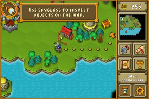 Gameplay screenshots of the Heroes: A Grail quest for iPad, iPhone or iPod.