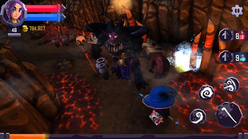 Gameplay screenshots of the Heroes: Curse for iPad, iPhone or iPod.