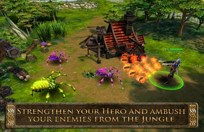 Gameplay screenshots of the Heroes of Order & Chaos - Multiplayer Online Game for iPad, iPhone or iPod.