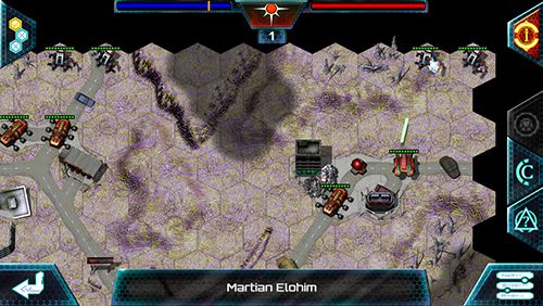 Gameplay screenshots of the Hex mechs for iPad, iPhone or iPod.