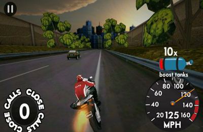 Gameplay screenshots of the Highway Rider for iPad, iPhone or iPod.