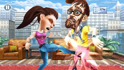 Gameplay screenshots of the Hipster smackdown for iPad, iPhone or iPod.