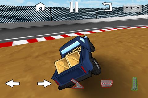 Gameplay screenshots of the Hondune's truck trials for iPad, iPhone or iPod.