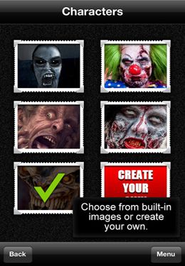 Gameplay screenshots of the Horror Prank - Super Scary & FaceTime video recording of your victim ! for iPad, iPhone or iPod.