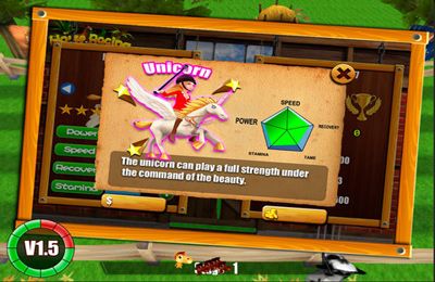 Gameplay screenshots of the Horse Racing Winner 3D for iPad, iPhone or iPod.