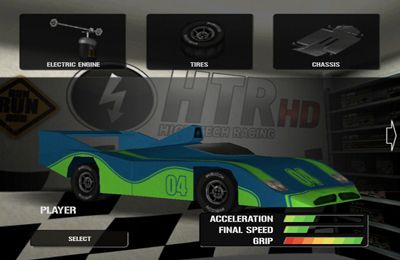 Gameplay screenshots of the HTR High Tech Racing Evolution for iPad, iPhone or iPod.