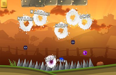 Gameplay screenshots of the Hungry Gows for iPad, iPhone or iPod.