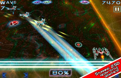Gameplay screenshots of the Hyperwave for iPad, iPhone or iPod.