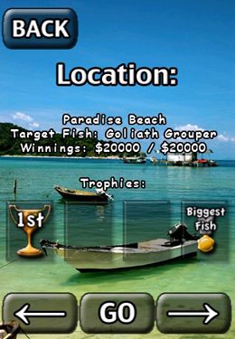 Gameplay screenshots of the i Fishing for iPad, iPhone or iPod.