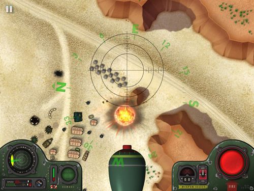 Gameplay screenshots of the iBomber 3 for iPad, iPhone or iPod.