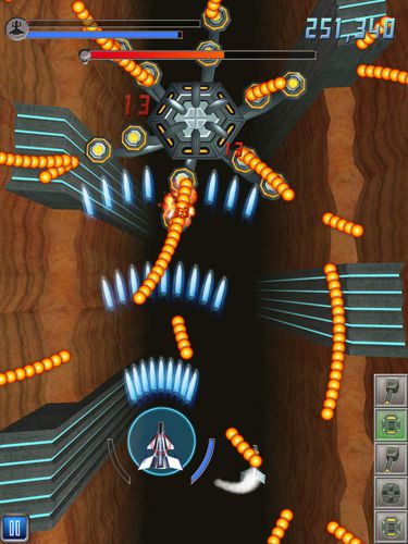 Gameplay screenshots of the Icarus-X for iPad, iPhone or iPod.