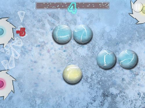 Gameplay screenshots of the Ice crumble for iPad, iPhone or iPod.