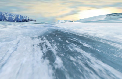 Gameplay screenshots of the Ice Road Truckers for iPad, iPhone or iPod.
