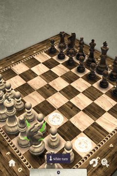 Gameplay screenshots of the iChess 3D for iPad, iPhone or iPod.